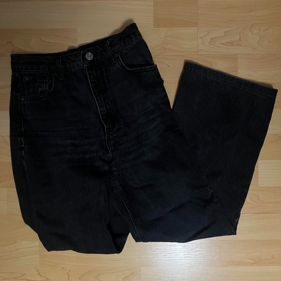 Black Jeans High Rise Wide Leg - Picture 2 of 4